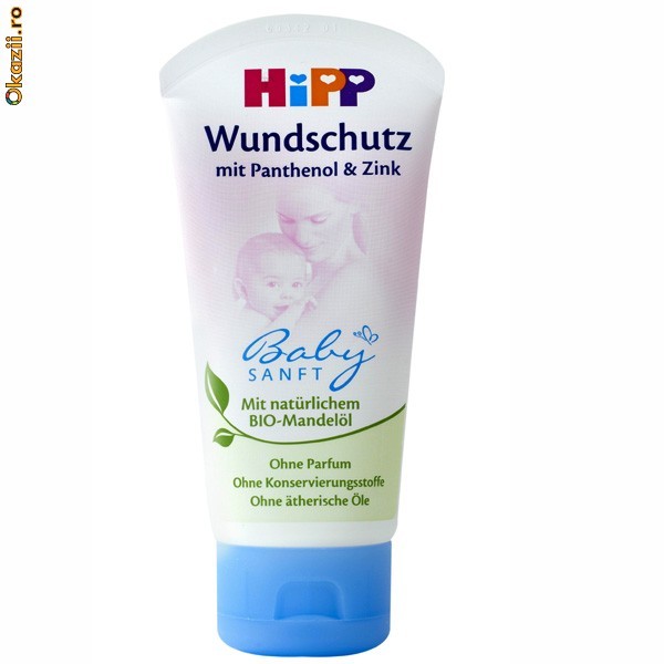 HiPP Crema de protectie pentru eritem fesier - 100ml foto mare