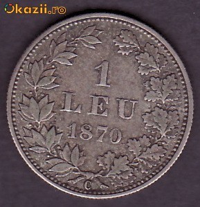 1 leu 1870! foto mare
