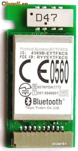 MODUL BLUETOOTH LAPTOP foto mare