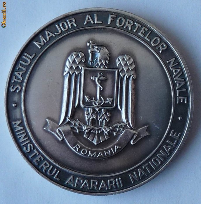 Statul Major al fortelor Navale , Callatis , 2002 , argintata foto mare