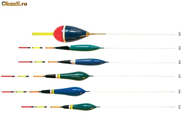 Plute lemn set 5 buc/sort B 59, 60, 61, 62, 63, 65  Baracuda foto mare