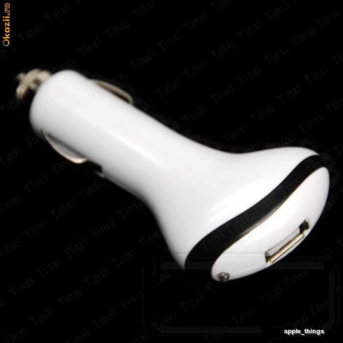 Incarcator auto USB iPod Nano Classic Touch iPhone 4 4S 4G 3GS 3G foto mare