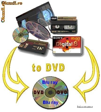 Transfer casete VHS , 8mm , HI8 , Digital8 , MiniDV pe DVD sau Blu-ray foto mare