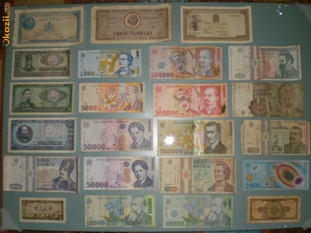 LOT  BANCNOTE  ROMANESTI - STRAINE foto mare