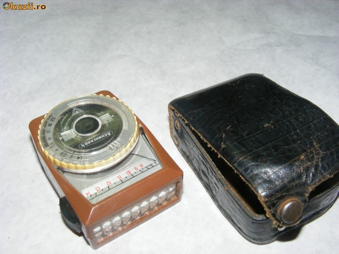 EXPONOMETRU FOTO VECHI ,URSS,DE COLECTIE ,ORIGINAL,ETUI foto mare