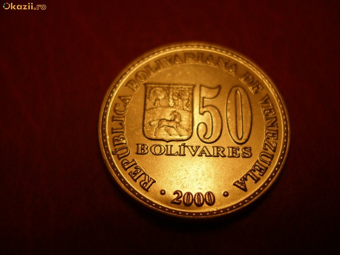 50 BOLIVARES 2000 - VENEZUELA foto mare
