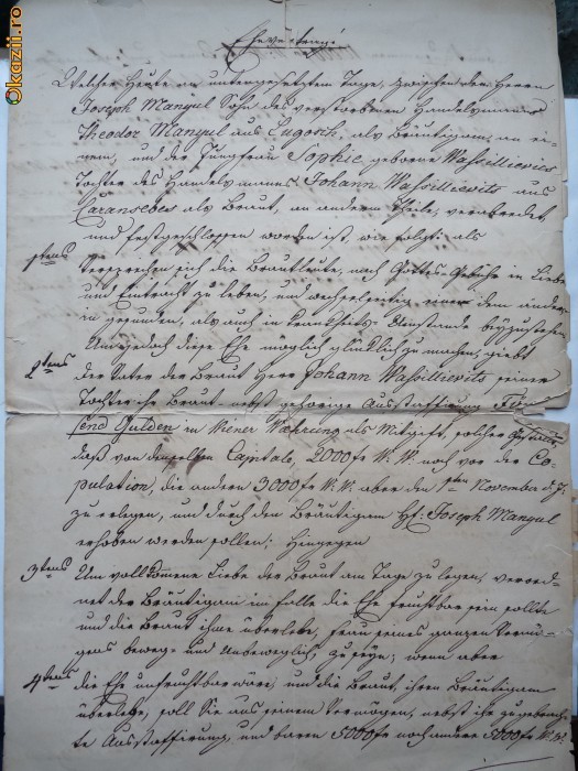 Document , Caransebes , 1838 foto mare