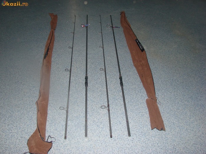 LANSETA DIN 2 BUC 3,90 M::POKEE ULTRA TEAM CARP foto mare