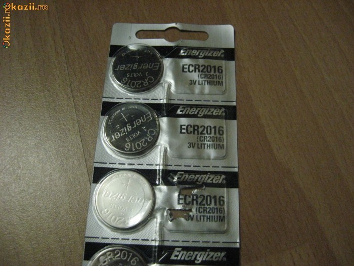 Baterie CR 2016 Energizer Baterii SUA Sigilate foto mare