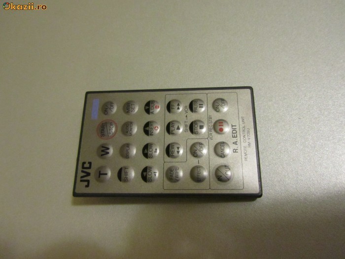 Telecomanda Camera video JVC model RM-V708u foto mare