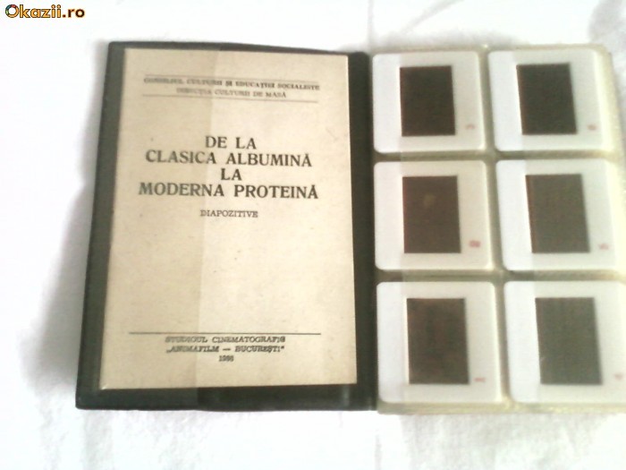 diapozitive DE LA CLASICA ALBUMINA AL MODERNA PROTEINA foto mare