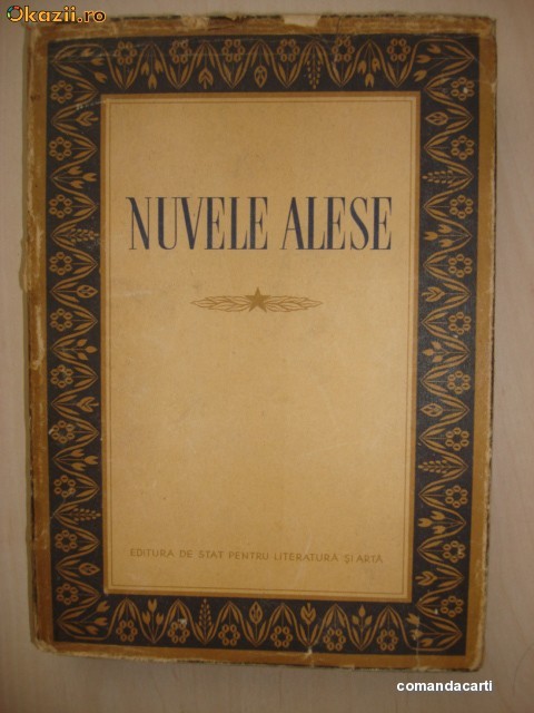 NUVELE ALESE {autori romani} foto mare