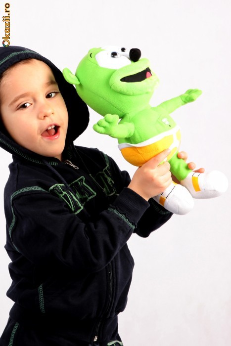 Jucarie muzicala de plus GUMMY BEAR/ GUMMIBAR / PARIZAKI, cadou ideal pt cei mici foto mare