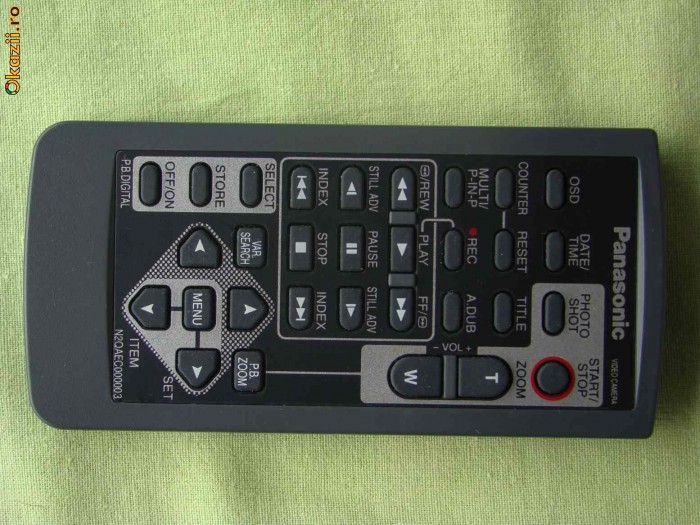 Telecomanda PANASONIC camera video N2QAEC000003 - Originala foto mare