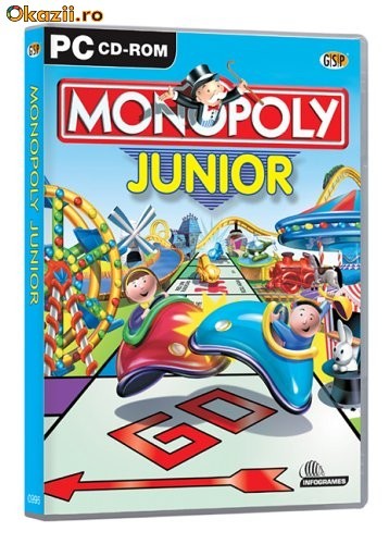 Junior Monopoly PC SIGILAT (ALVio) + sute de alte jocuri PC originale. foto mare