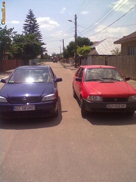 Opel astra g 1.6 8v si dacia supernova 1.4 foto mare