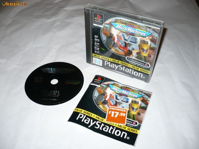 Joc Sony Playstation 1 - PS1 - PS ONE - Micro Machines V3 foto mare