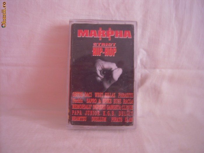 Vand caseta audio originala Marpha-Strict Hip Hop,nou-nouta! foto mare