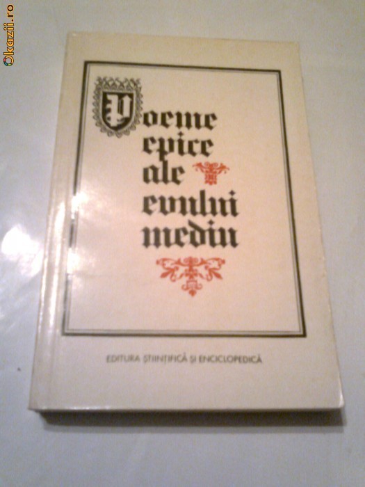Poeme epice ale evului mediu foto mare