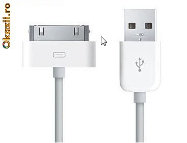 cablu de date USB  iphone, 3g, 3gs, 4g  NOU! foto mare