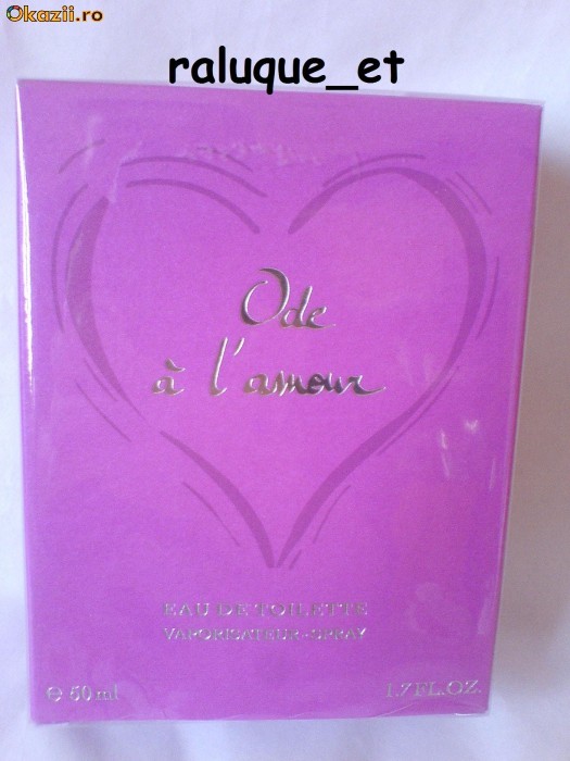apa de toaleta Ode a l'amour de la Yves Rocher 50 ml foto mare