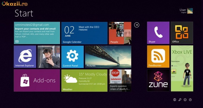 Windows 8 High-tech desktops! Personalizare Laptop foto mare
