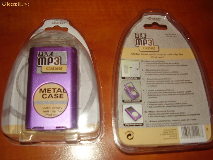 carcasa metal iPod mini foto mare
