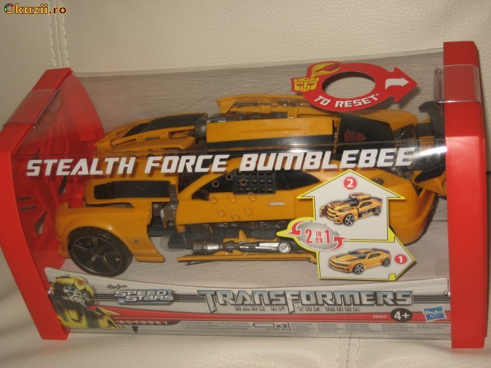 TRANSFORMERS BUMBLEBEE  2 in 1  autorobot OFERTA foto mare