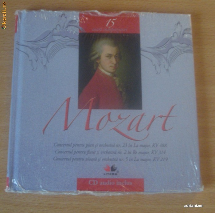 Wolfgang Amadeus Mozart . Mari compozitori #15 foto mare