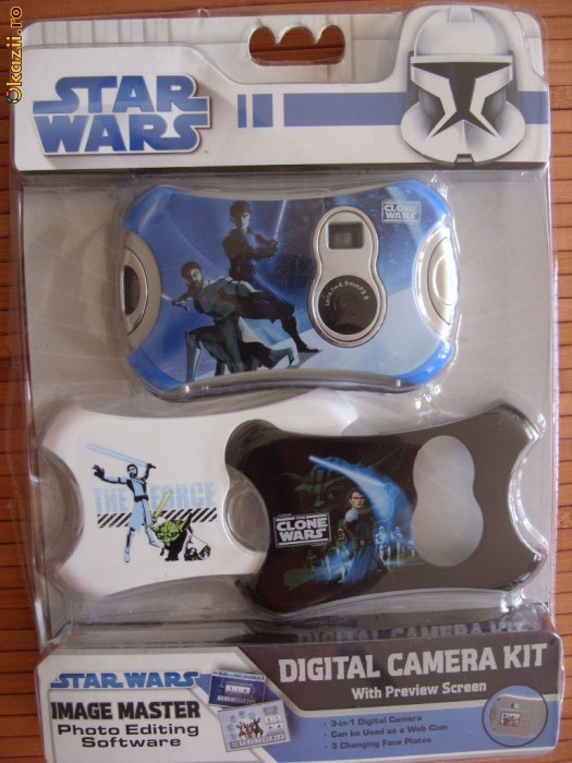 Lichidare Stoc !! 50% reducere ! Star Wars - Camera foto digitala Clone Wars foto mare