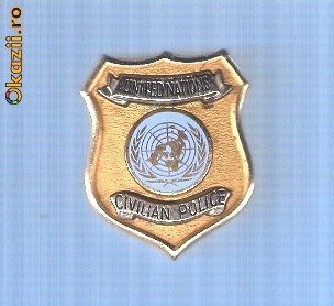 INSIGNA UNITED NATIONS - CIVILIAN POLICE foto mare