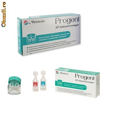 Solutie Progent 5 - pentru lentile de contact rigide, Menicon Japan foto mare