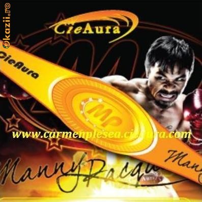 BRATARA FASHION ORIGINALA UNISEX PERSONALIZATA MANNY PACQUIAO  + 1 CADOU SURPRIZA! = CEA MAI PUTERNICA BRATARA ENERGETICA din LUME foto mare
