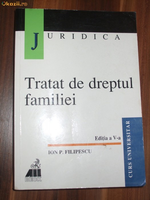 Tratat de dreptul familiei - Ion P Filipescu foto mare