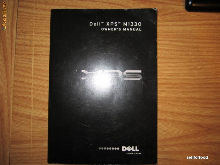 Manual de utilizare Dell XPS M1330 foto mare