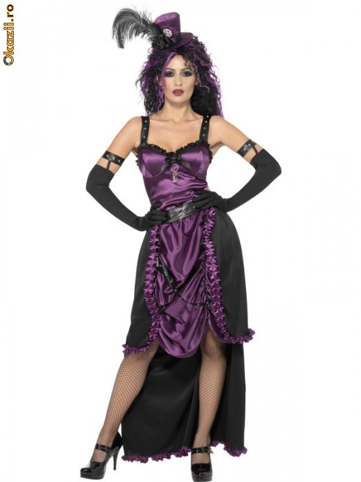 Costum Halloween Adulti Vrajitoare Gotica  BRU158 foto mare