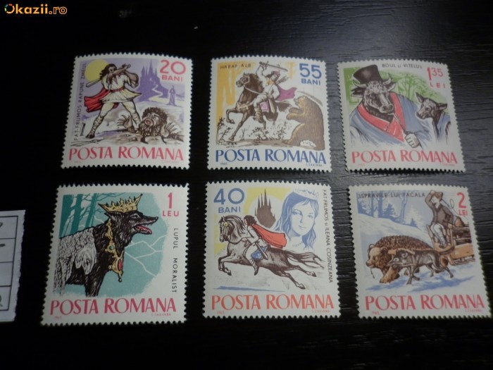 Romania LP 609 , Fabule si basme , MNH/** foto mare