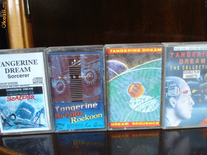 Casete audio - TANGERINE DREAM - 4 albume rare foto mare