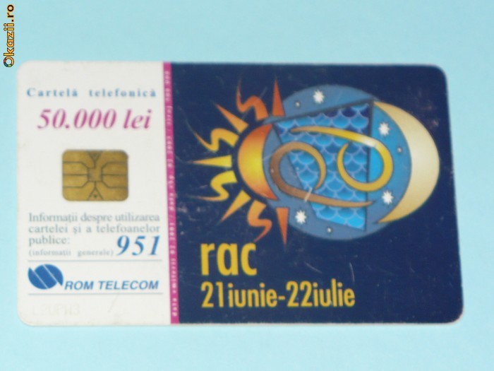 CARTELA HOROSCOP - RAC foto mare