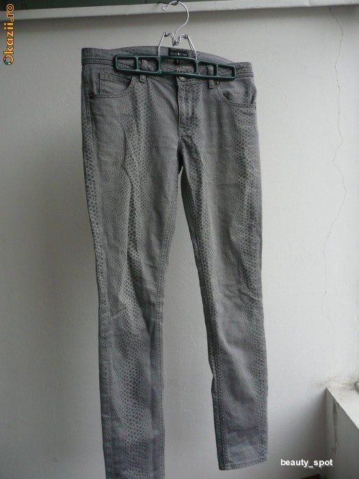 Pantaloni WAREHOUSE animal print marime 10/36 IMPORT ANGLIA foto mare