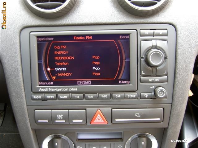 NAVIGATIE AUDI A 3 RNS-E foto mare