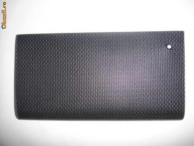 PORTOFEL  MONT BLANC BLACK FOR MAN (DIN PIELE) foto mare