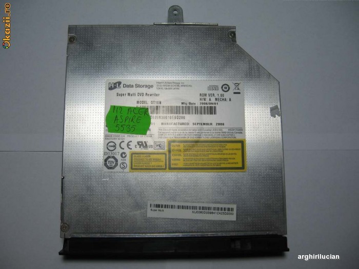 Unitate optica LG GT10N SATA DVD Burner DVD-RW 112 Acer Aspire 5535 foto mare