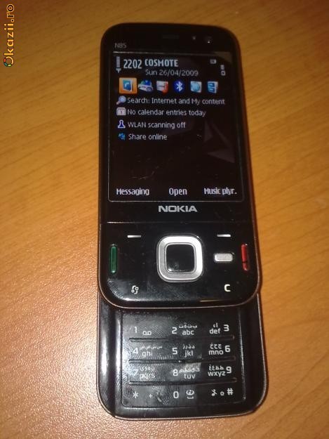 Vand Nokia N85 foto mare
