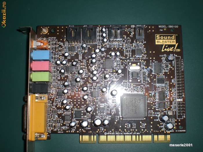 Creative Sound Blaster Live! 5.1 SB0100 foto mare
