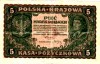 BANCNOTA de 5 MARCI POLONIA 1919