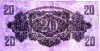 BANCNOTA DE 20 PENGO 1944 DE OCUPATIE