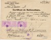 CERTIFICAT DE NATIONALITATE DIN 1946 **