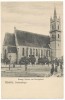 CFL 1912 Ardeal ROMANIA ilustrata Bistrita - Catedrala evanghelica si piata