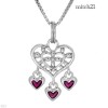 Elegant and Beautiful Brand New Heart Necklace(lantisoare)